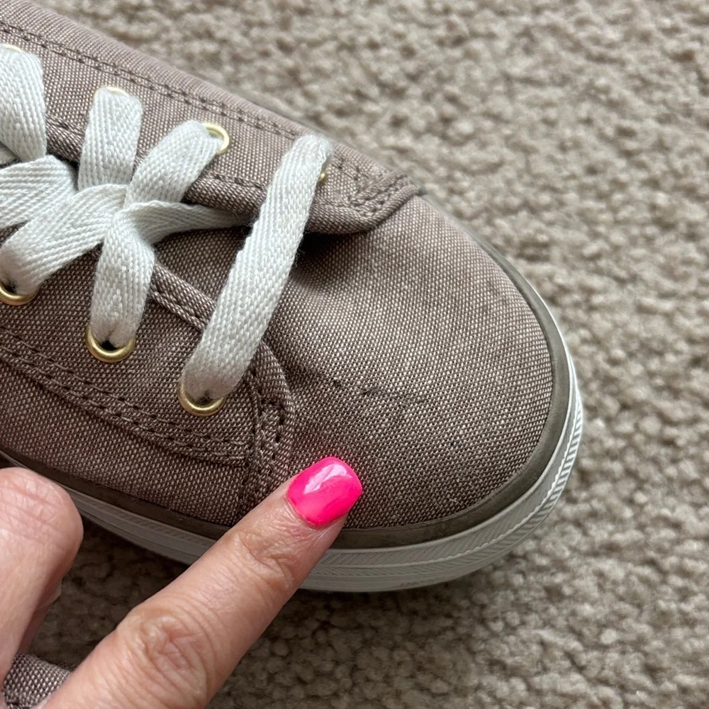 Keds Tan Canvas Sneakers size women’s 6
